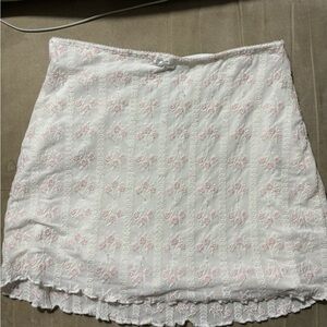 Garage floral miniskirt